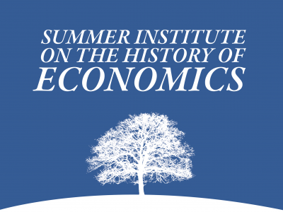 Summer Institute on the History of Economics written above tree illustration
