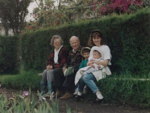 Currie with Family