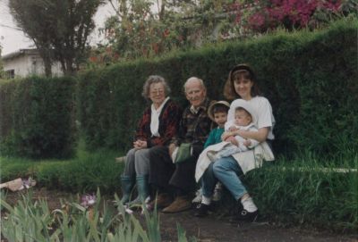 Currie with Family